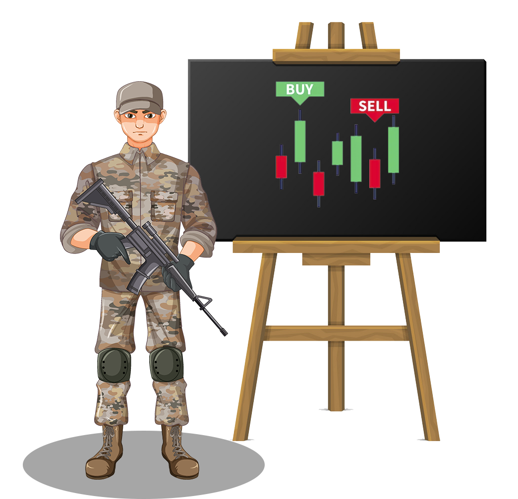 soldier teaching forex