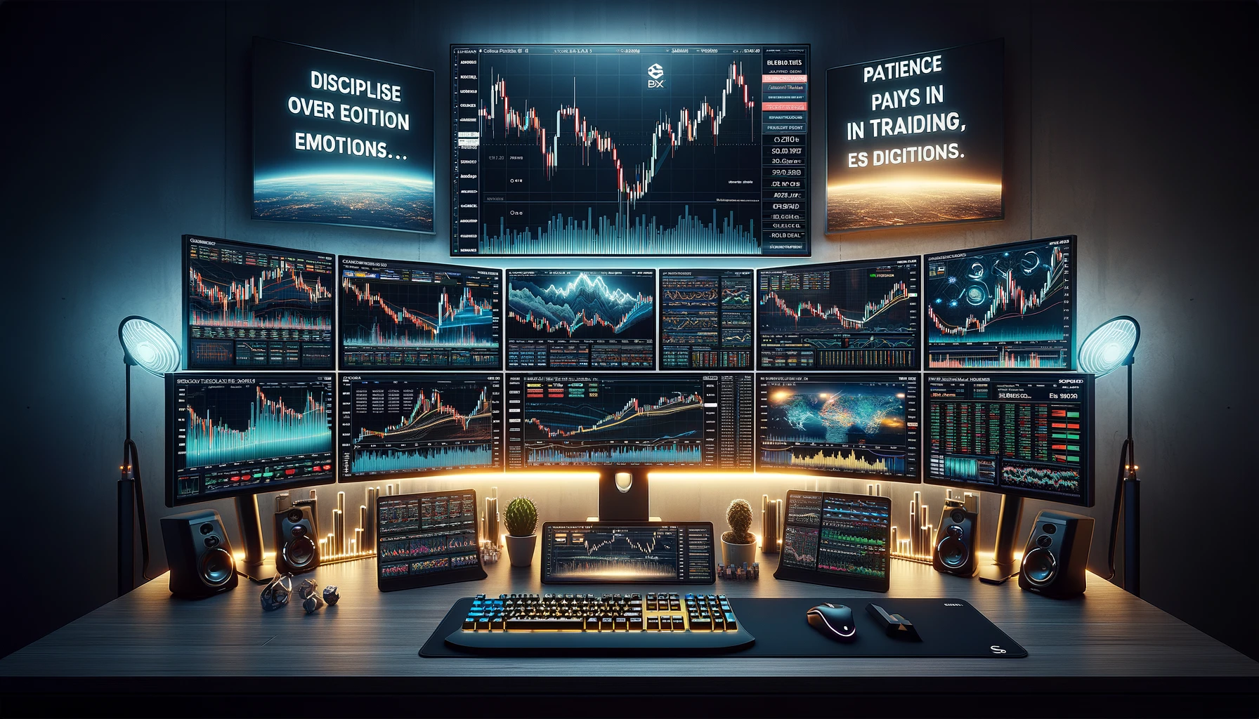 trading mindset monitor set up