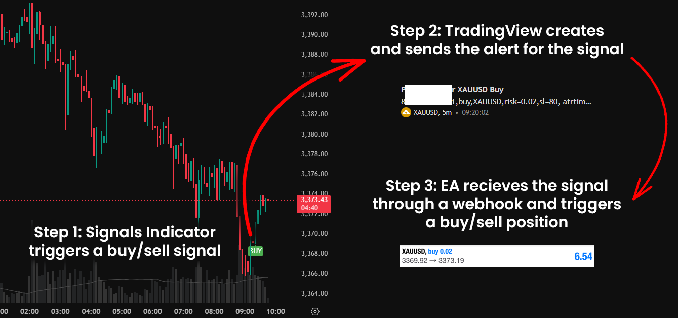 Webhook EA for MetaTrader